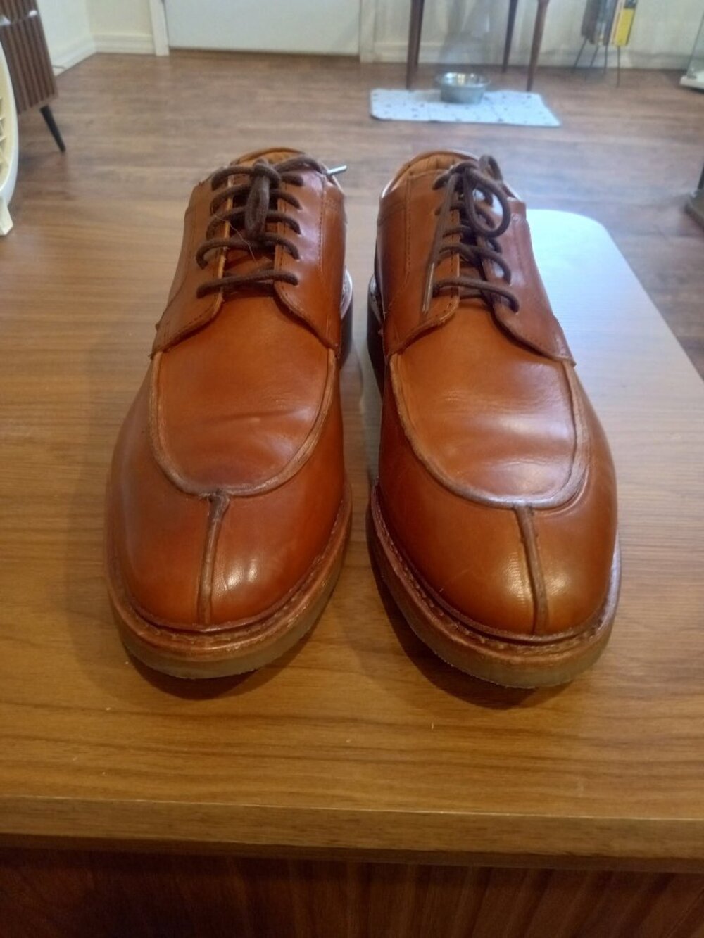 Allen Edmonds Denali Derby Brown Leather Men’s Shoes Size 8.5 D 5876